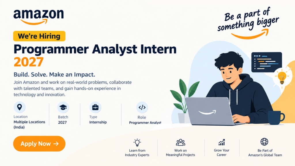 Amazon Programmer Analyst Intern 2027