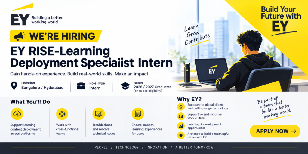 EY RISE-Learning Deployment Specialist Intern