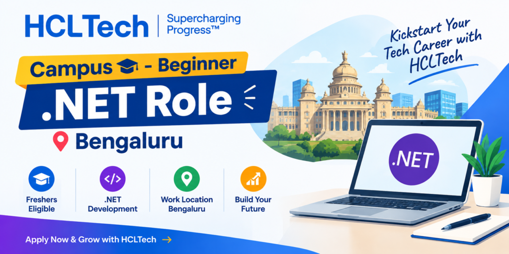 HCLTech Campus-Beginner .NET