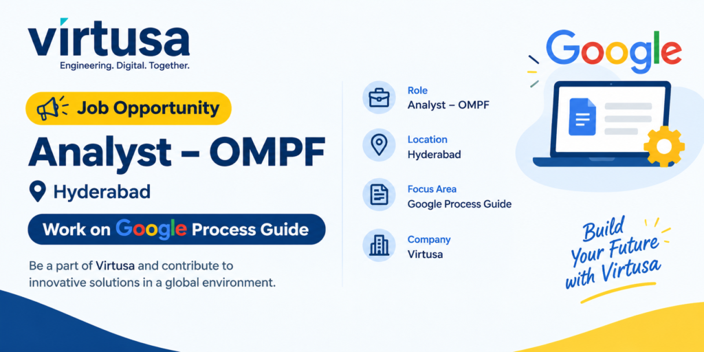 Virtusa Analyst OMPF Hyderabad